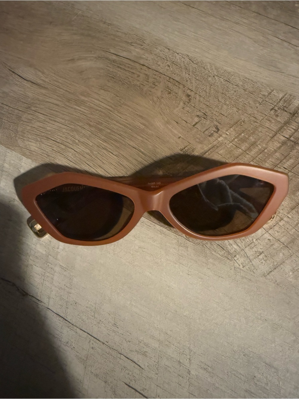 Jacquemus Brown Cat-Eye Sunglasses Bambino